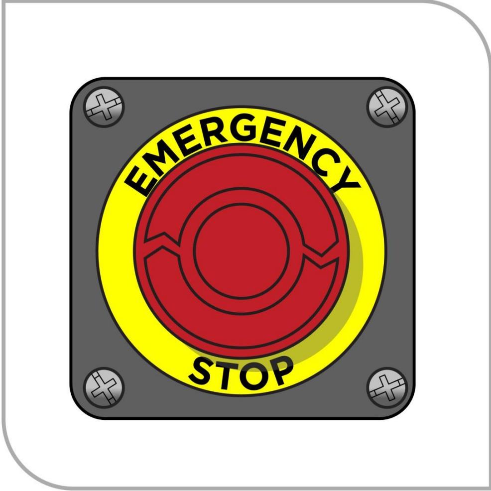 Emergency stop button
